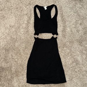 Bozzolo Cut Out Mini Dress Large